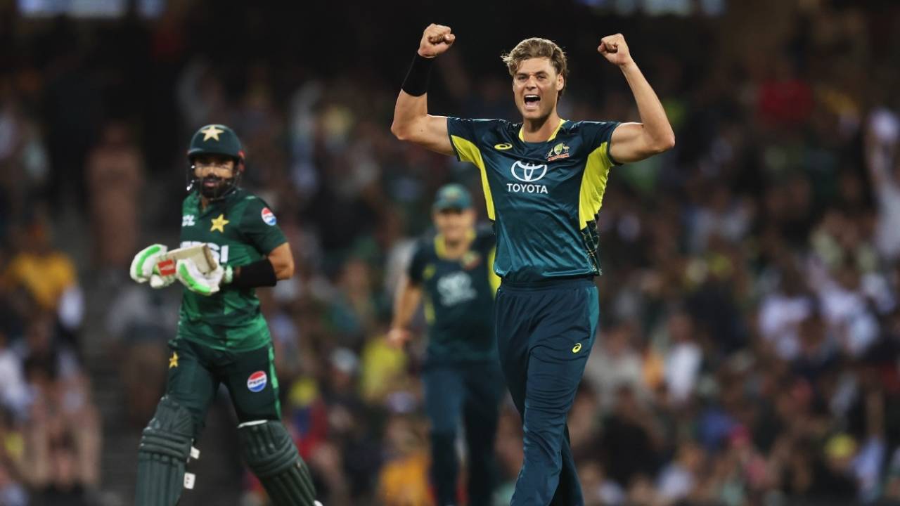 Spencer Johnson rattled Pakistan with early blows, Australia vs Pakistan, 2nd T20I, Sydney, November 16, 2024