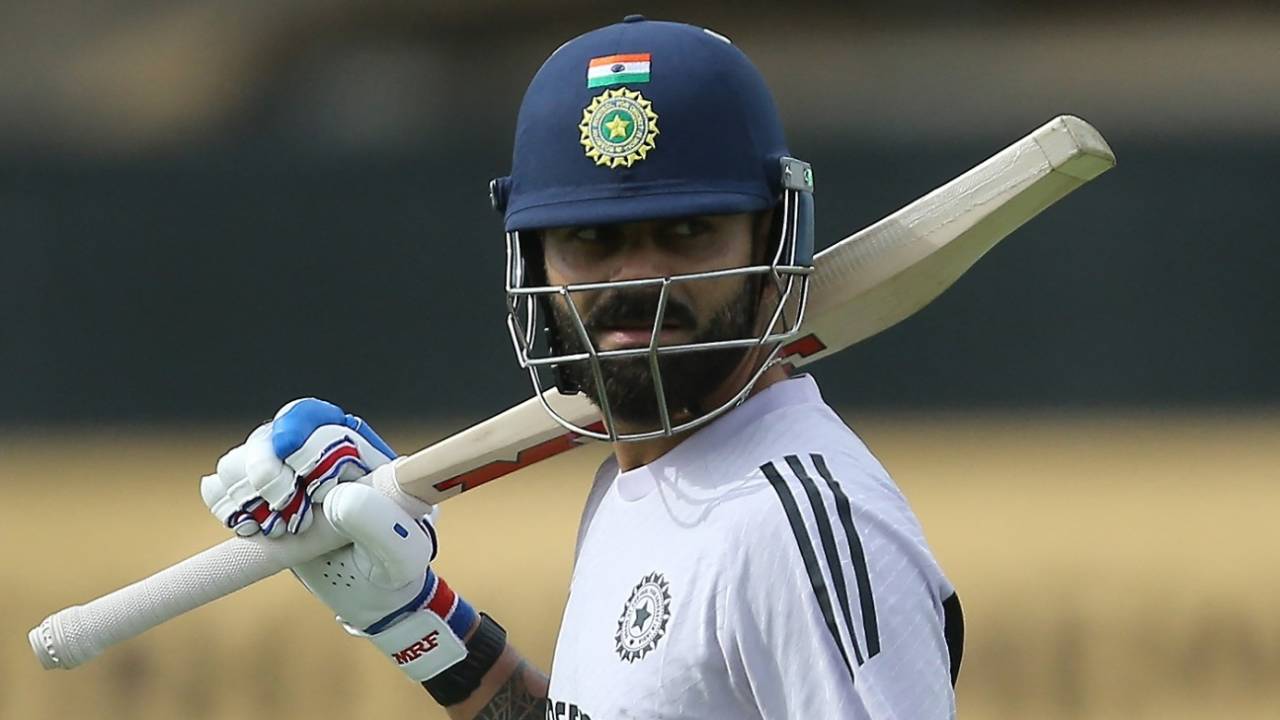 Virat Kohli gets his game face on, Perth, November 15, 2024