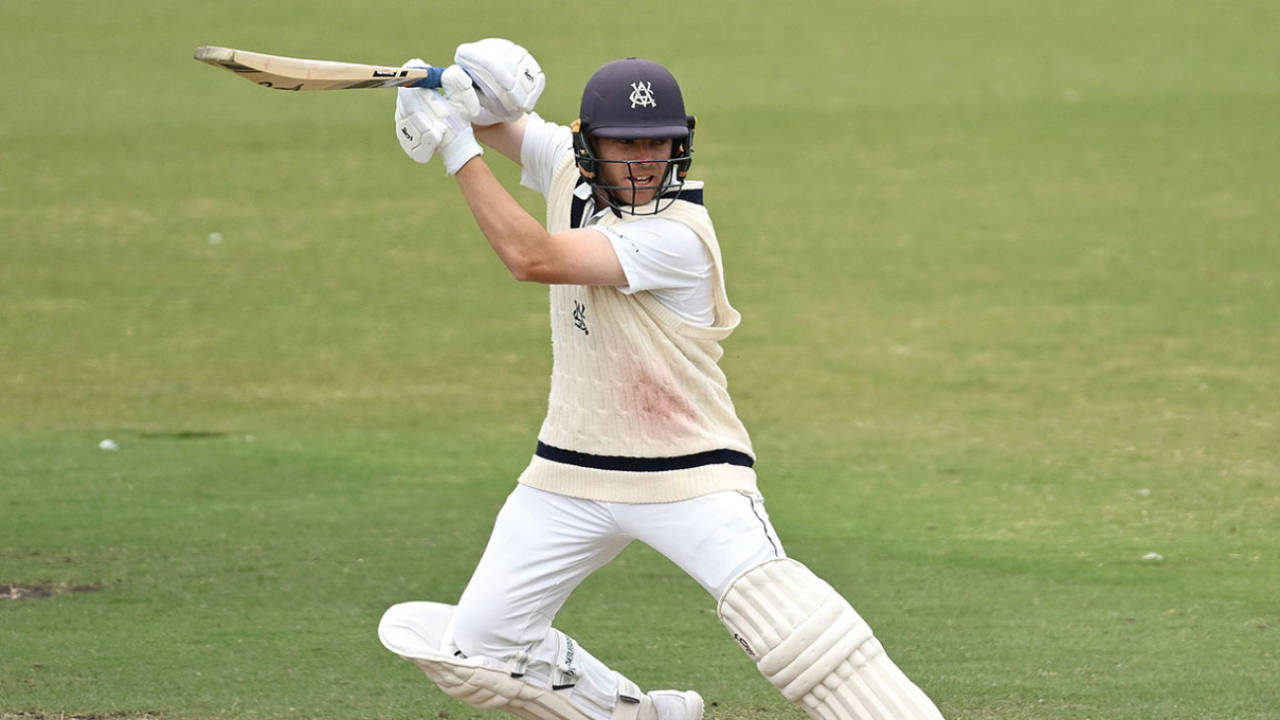 Marcus Harris' half-century helped guide Victoria to victory, Victoria vs Western Australia, Sheffield Shield, Junction Oval, November 18, 2024