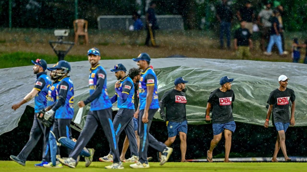 Rain washed off the third ODI, Sri Lanka vs New Zealand, 3rd ODI, Pallekele, November 19, 2024