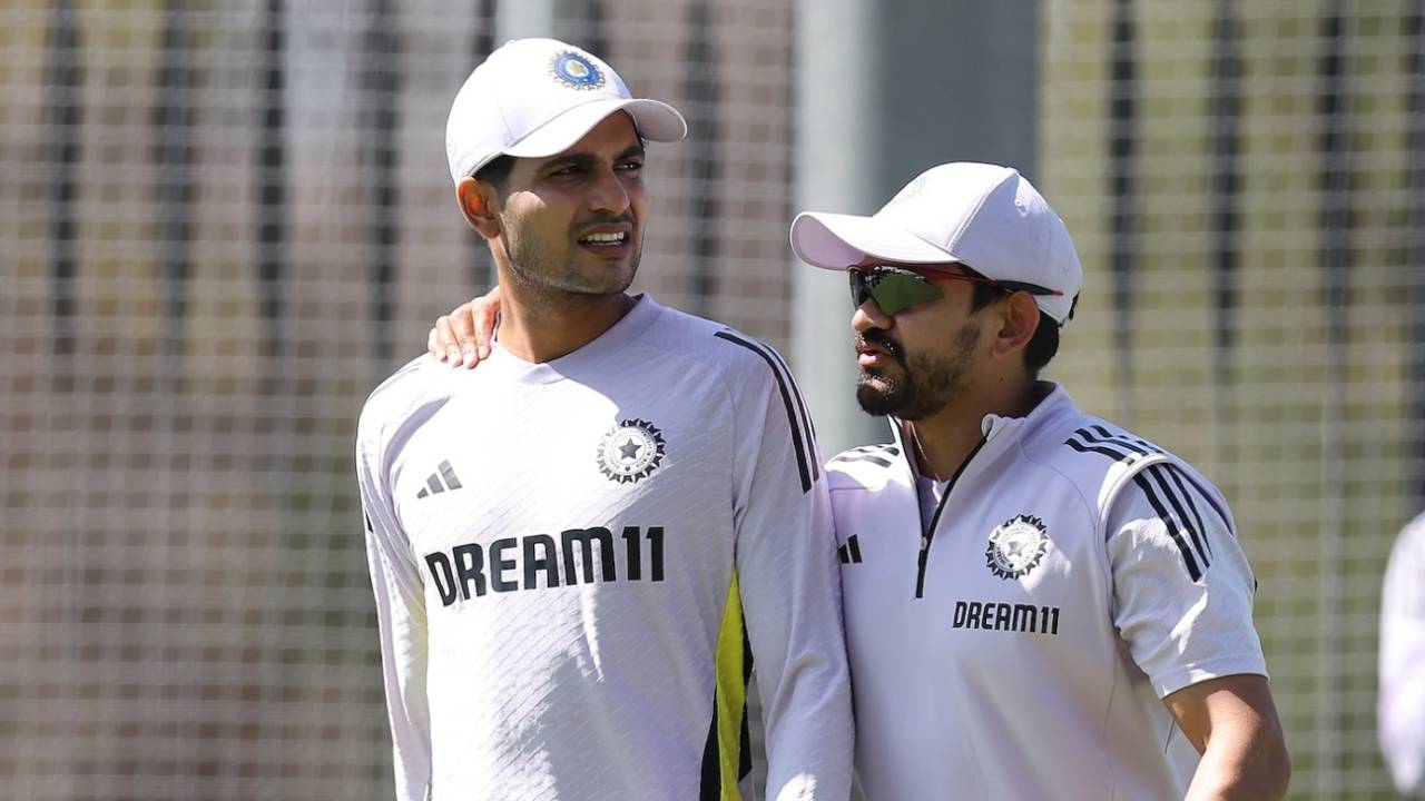 Shubman Gill hung out in the nets for a while, Optus Stadium, November 20, 2024