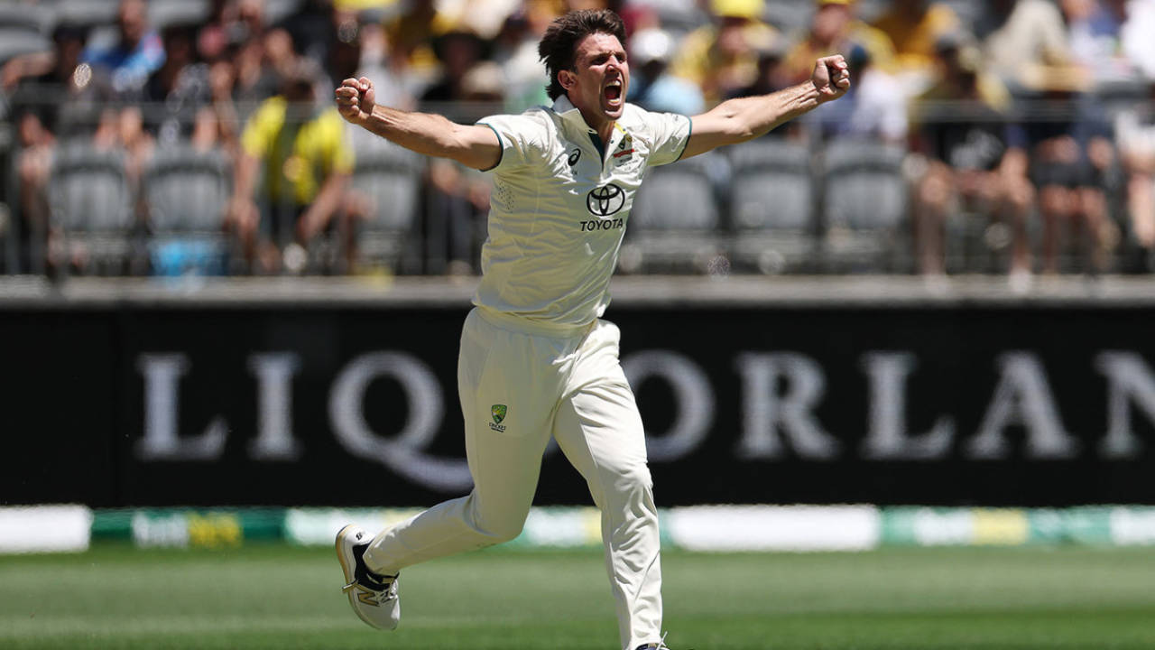 Mitchell Marsh broke through shortly after lunch, Australia vs India, 1st Test, Perth, 1st day, November 22, 2024