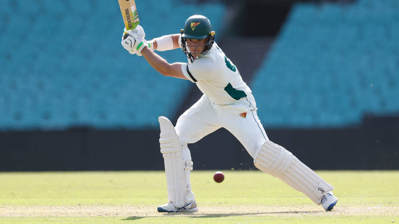 Tim Ward made 92 on the opening day, New South Wales vs Tasmania, Sheffield Shield, SCG, November 24, 2024