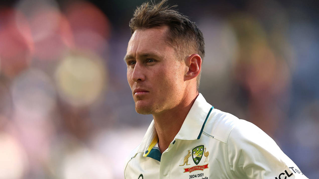 Marnus Labuschagne walks off after another low score, Australia vs India, 1st Test, Perth, 3rd day, November 24, 2024
