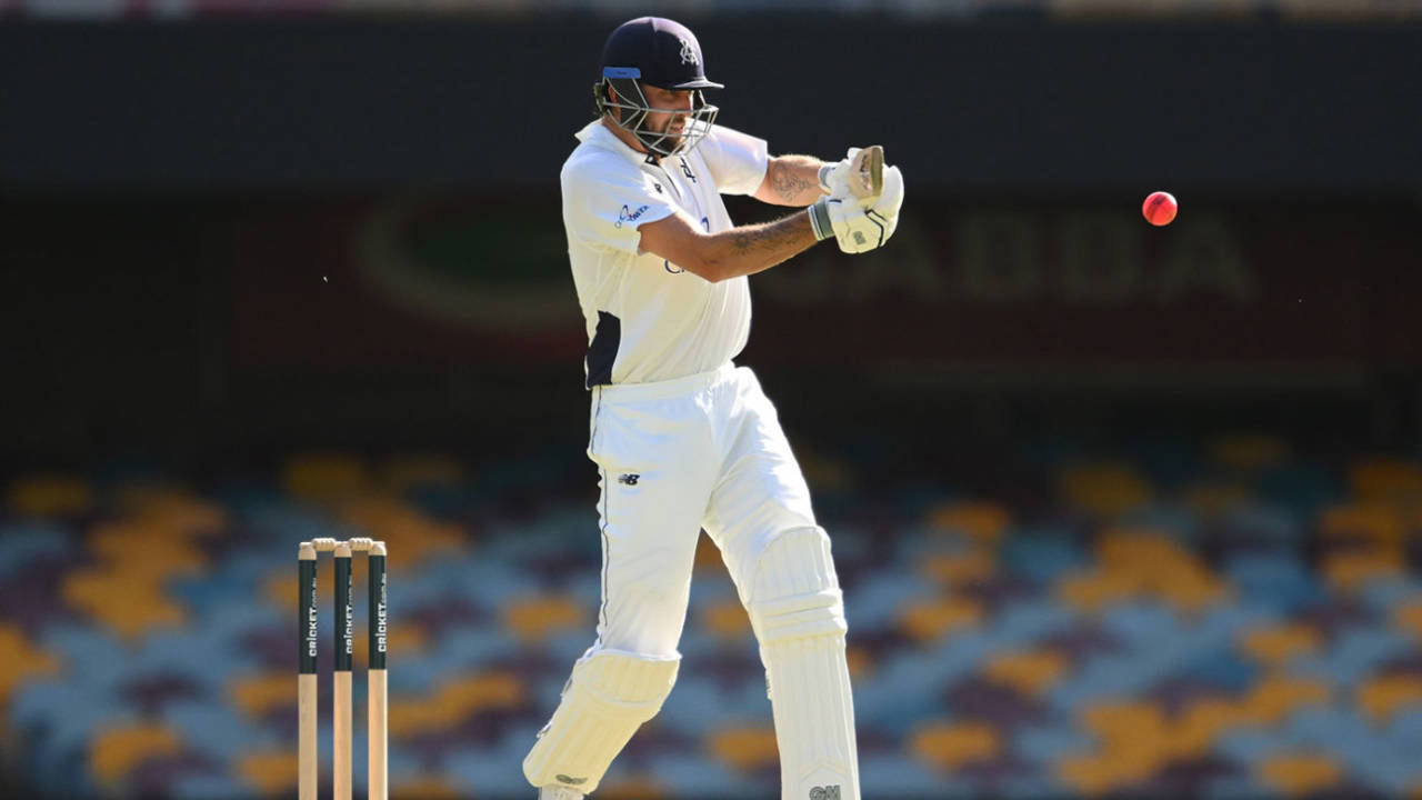 Matt Short top-scored for Victoria, Queensland vs Victoria, Sheffield Shield, Gabba, November 24, 2024