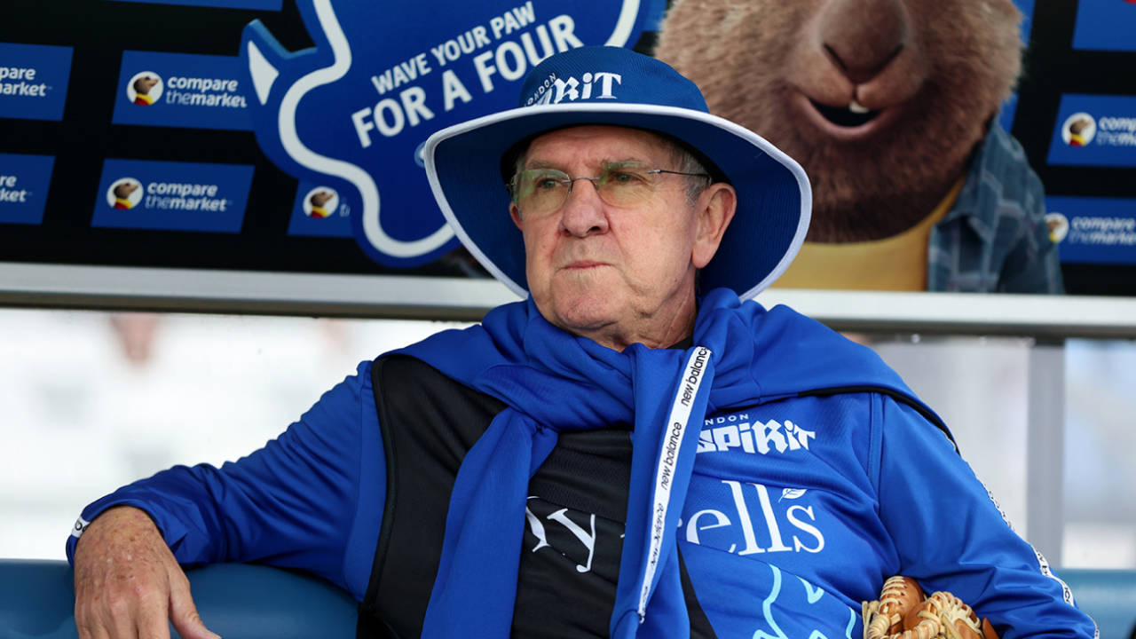 Trevor Bayliss looks on from the dugout, Northern Superchargers vs London Spirit, The Hundred (men's), Headingley, August 13, 2024