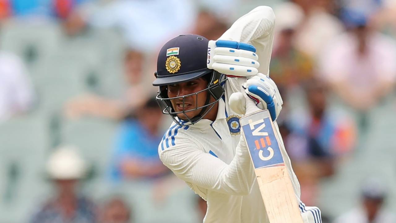 Shubman Gill was largely untroubled against the new, pink ball, Australia vs India, 2nd Test, Adelaide, 1st day, December 6, 2024