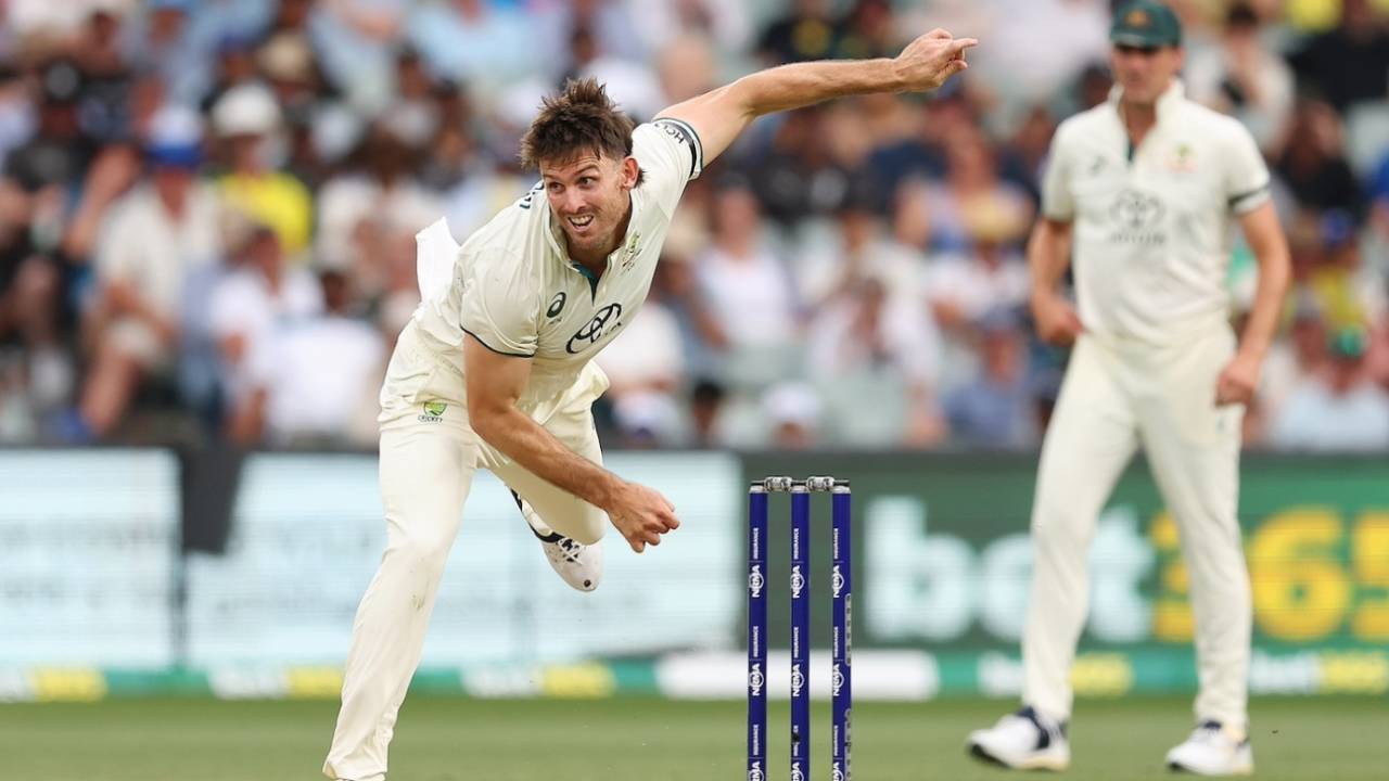 Mitchell Marsh did end up bowling a few overs, Australia vs India, 2nd Test, Adelaide, 1st day, December 6, 2024