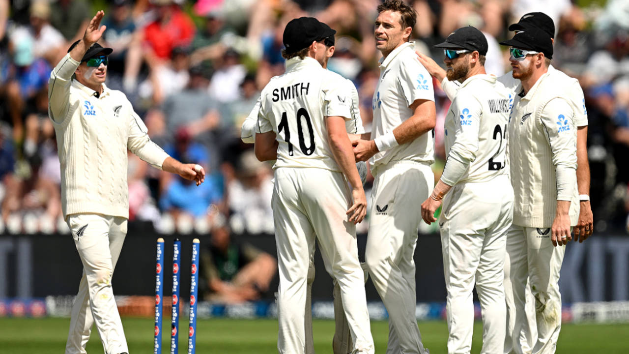 Tim Southee made a double-breakthrough before tea, New Zealand vs England, 2nd Test, Wellington, 2nd day, December 7, 2024