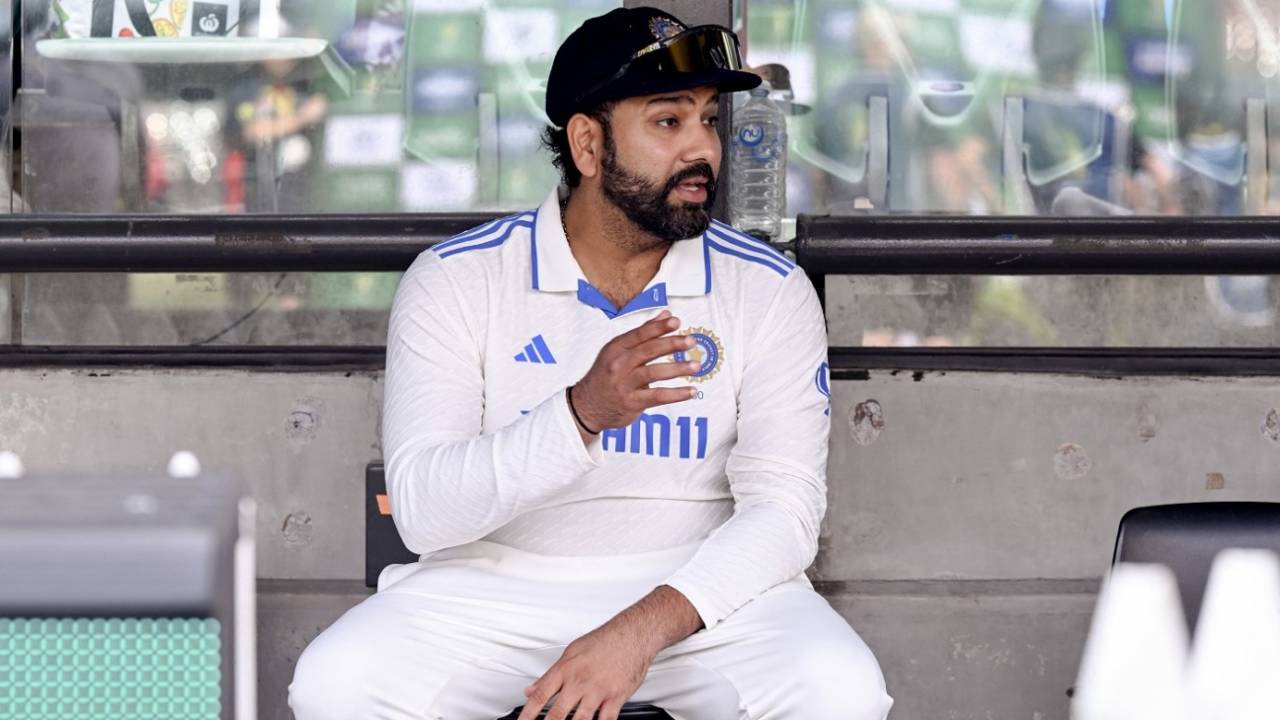 Rohit Sharma in a contemplative mood after India's heavy defeat in Adelaide, Australia vs India, 2nd Test, Adelaide, 3rd day, December 8, 2024