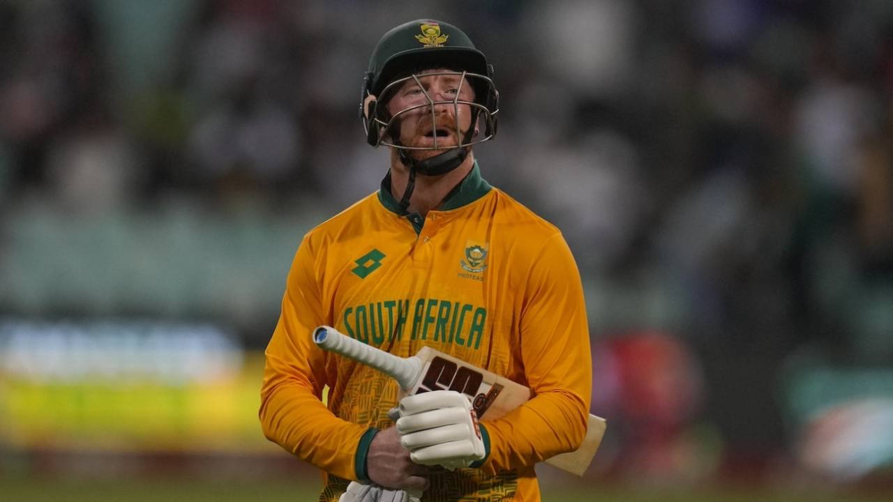 Heinrich Klaasen fell cheaply, South Africa vs Pakistan, 1st T20I, Durban, December 10, 2024