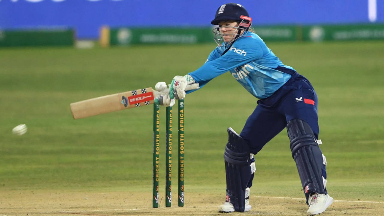 Tammy Beaumont anchored England's run-chase with a fine knock, South Africa vs England, 3rd women's ODI, Potchefstroom, December 11, 2024
