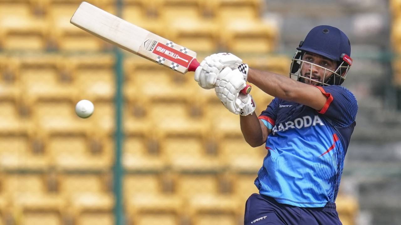 Shashwat Rawat gave Baroda a quick start, Baroda vs Bengal, Syed Mushtaq Ali Trophy, 1st quarter-final, Bengaluru December 11, 2024