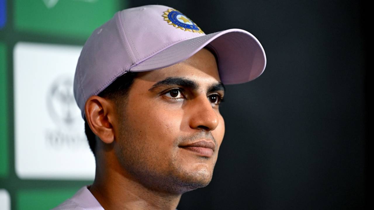 Shubman Gill speaks to the media in Brisbane, Brisbane, December 13, 2024
