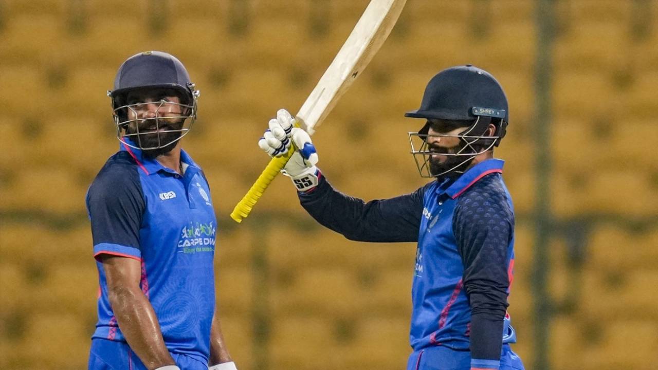Harpreet Singh and Rajat Patidar had an unbroken stand of 106 off 57 balls, Madhya Pradesh vs Delhi, semi-final, Syed Mushtaq Ali Trophy, Bengaluru, December 13, 2024