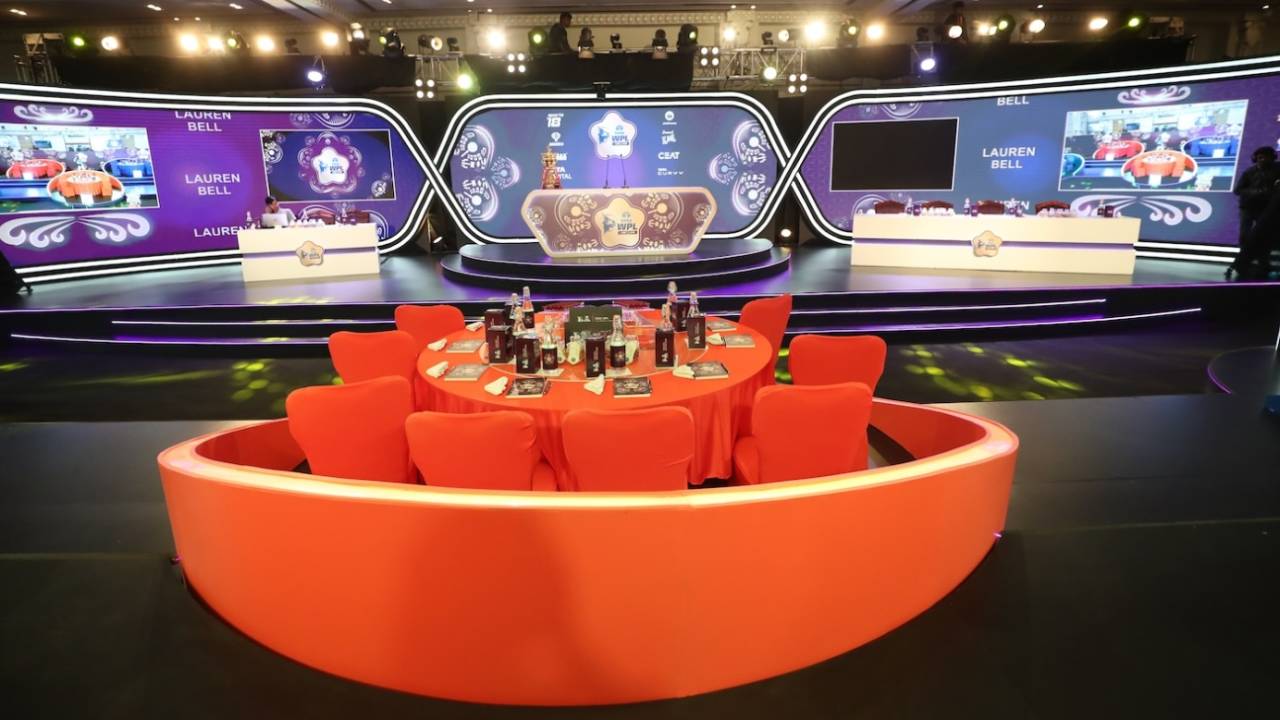 The WPL 2025 auction venue was all decked up, Bengaluru, December 15, 2024