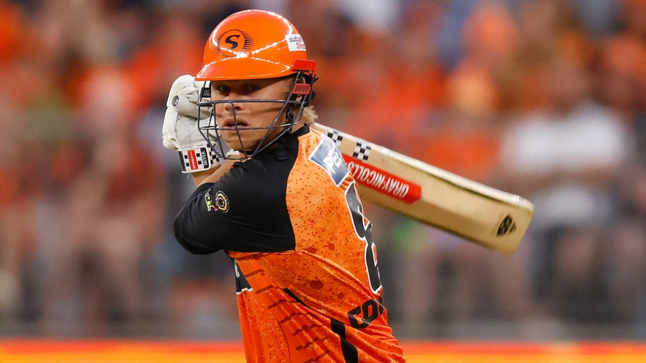 Cooper Connolly made a match-winning 64 off 51 balls, Perth Scorchers vs Melbourne Stars, BBL 2024-25, Optus Stadium, Perth, December 15, 2024