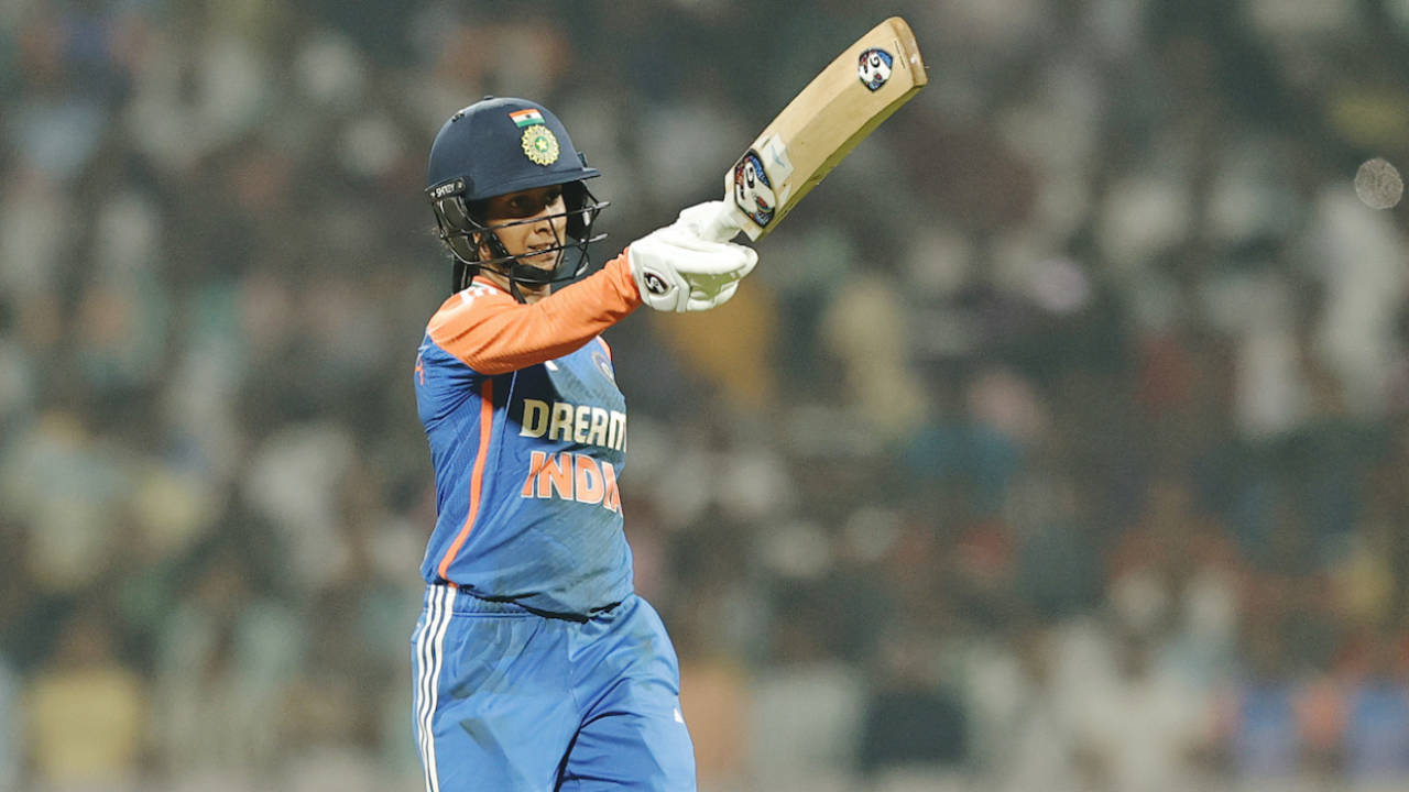 Jemimah Rodrigues made 73 off 35 balls, India vs West Indies, 1st Women's T20I, Navi Mumbai, December 15, 2024