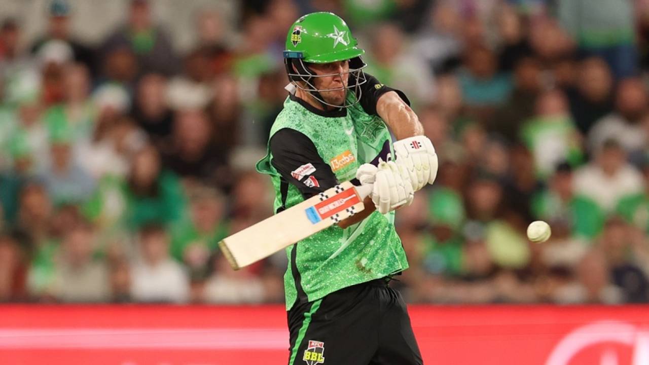 Beau Webster played a scintillating cameo down the order, Melbourne Stars vs Brisbane Heat, BBL 2024-25, Melbourne, December 18, 2024