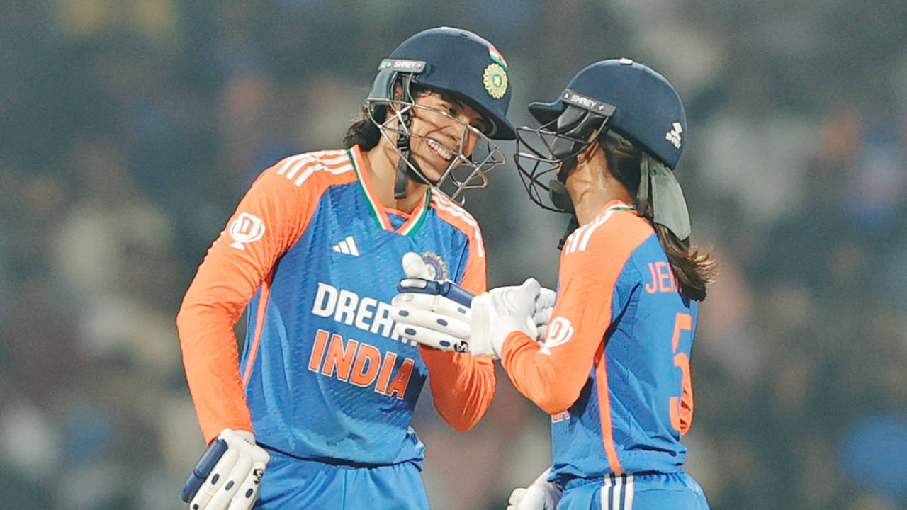 Smriti Mandhana and Jemimah Rodrigues laid the platform with a rapid stand, India vs West Indies, 3rd Women's T20I, Navi Mumbai, December 19, 2024