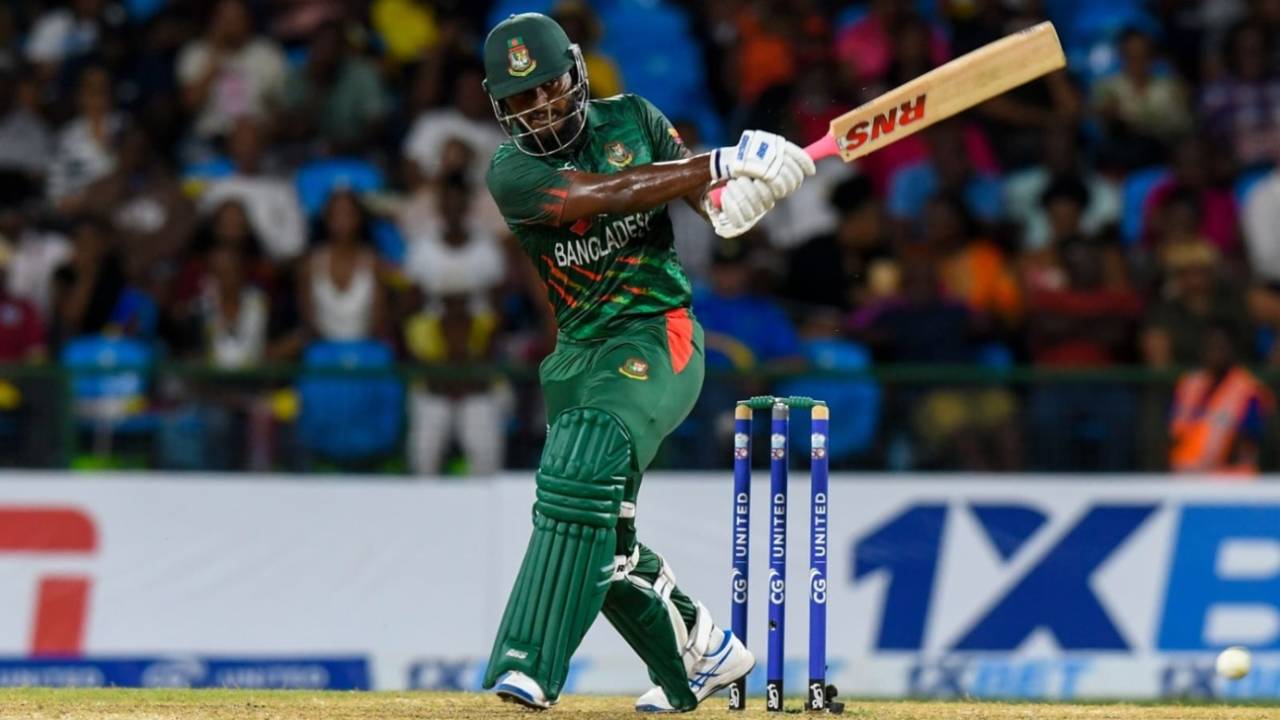 Jaker Ali smashed 72* off 41 balls, West Indies vs Bangladesh, 3rd T20I, Kingstown, December 19, 2024