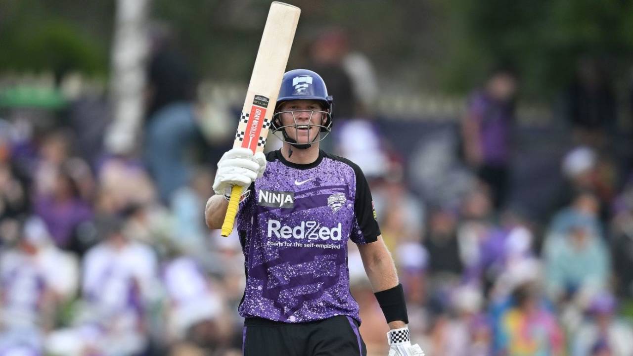 Mitchell Owen made his first BBL half-century, Hobart Hurricanes vs Perth Scorchers, BBL, Hobart, December 21, 2024