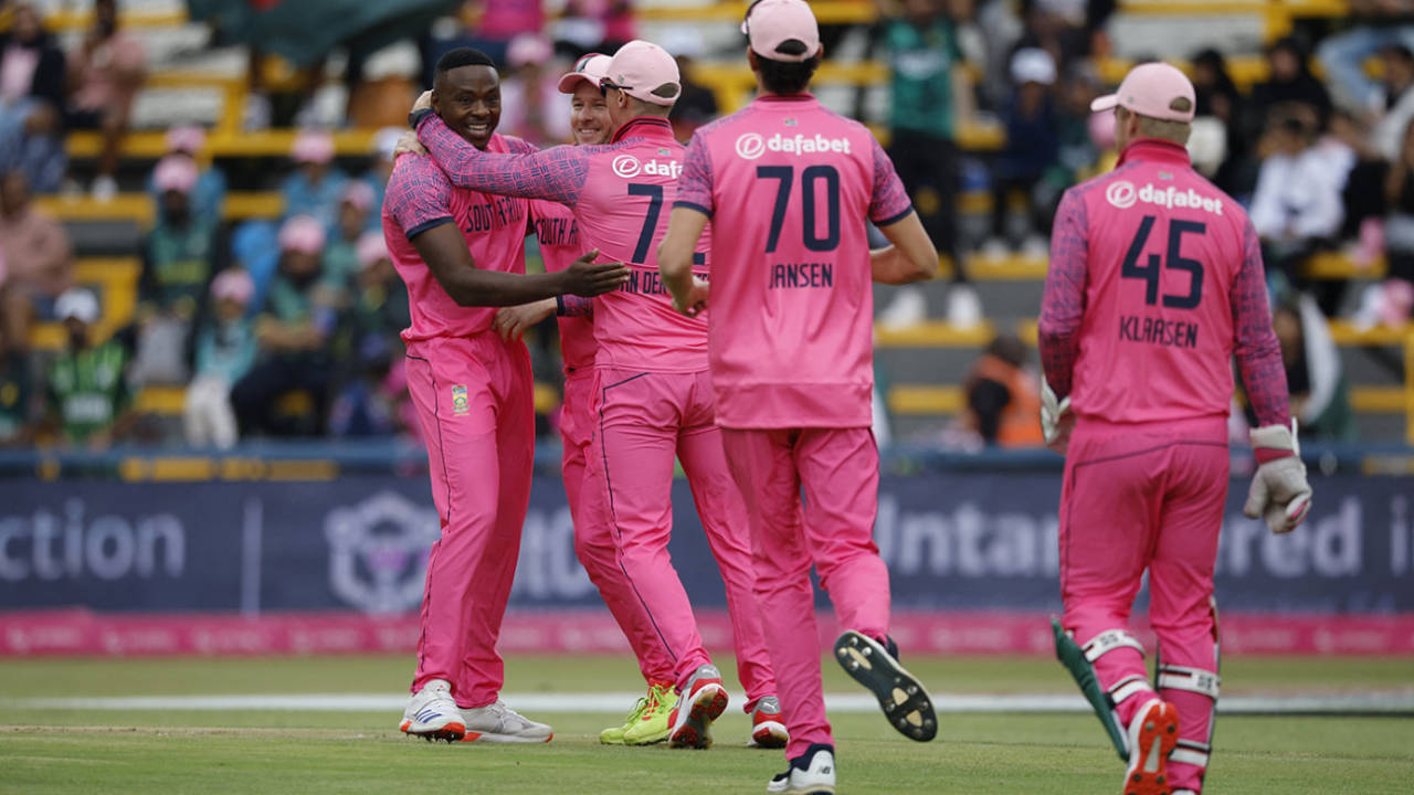 Kagiso Rabada struck second ball, South Africa vs Pakistan, 3rd ODI, Johannesburg, December 22, 2024