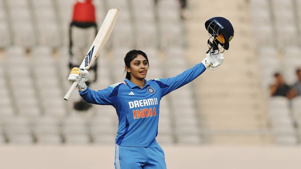 Harleen Deol notched up her maiden ODI hundred, India vs West Indies, 2nd ODI, Vadodara, December 24, 2024