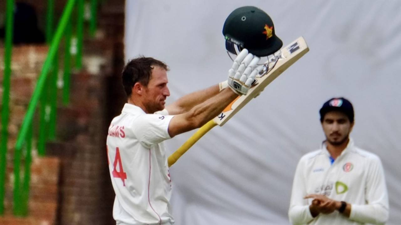 Sean Williams hit his fifth Test hundred, Zimbabwe vs Afghanistan, 1st Test, Bulawayo, 1st day, December 26, 2024