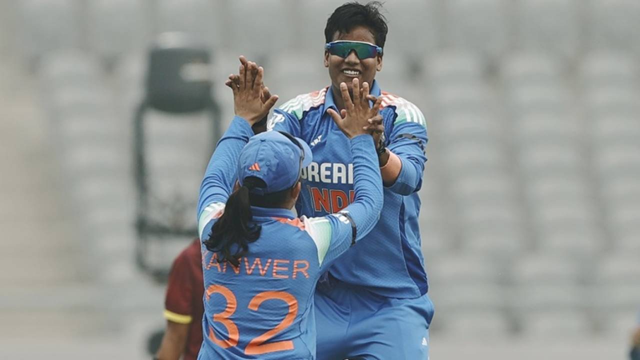 Deepti Sharma celebrates a wicket, India vs West Indies, 3rd ODI, Vadodara, December 27, 2024