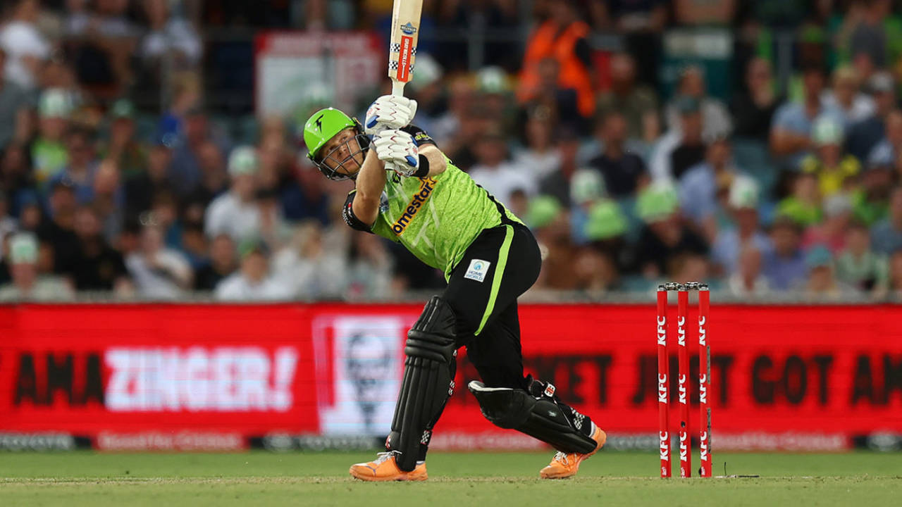 Sam Billings' half-century rebuilt for Sydney Thunder, Melbourne Stars vs Sydney Thunder, BBL, Canberra, December 28, 2024