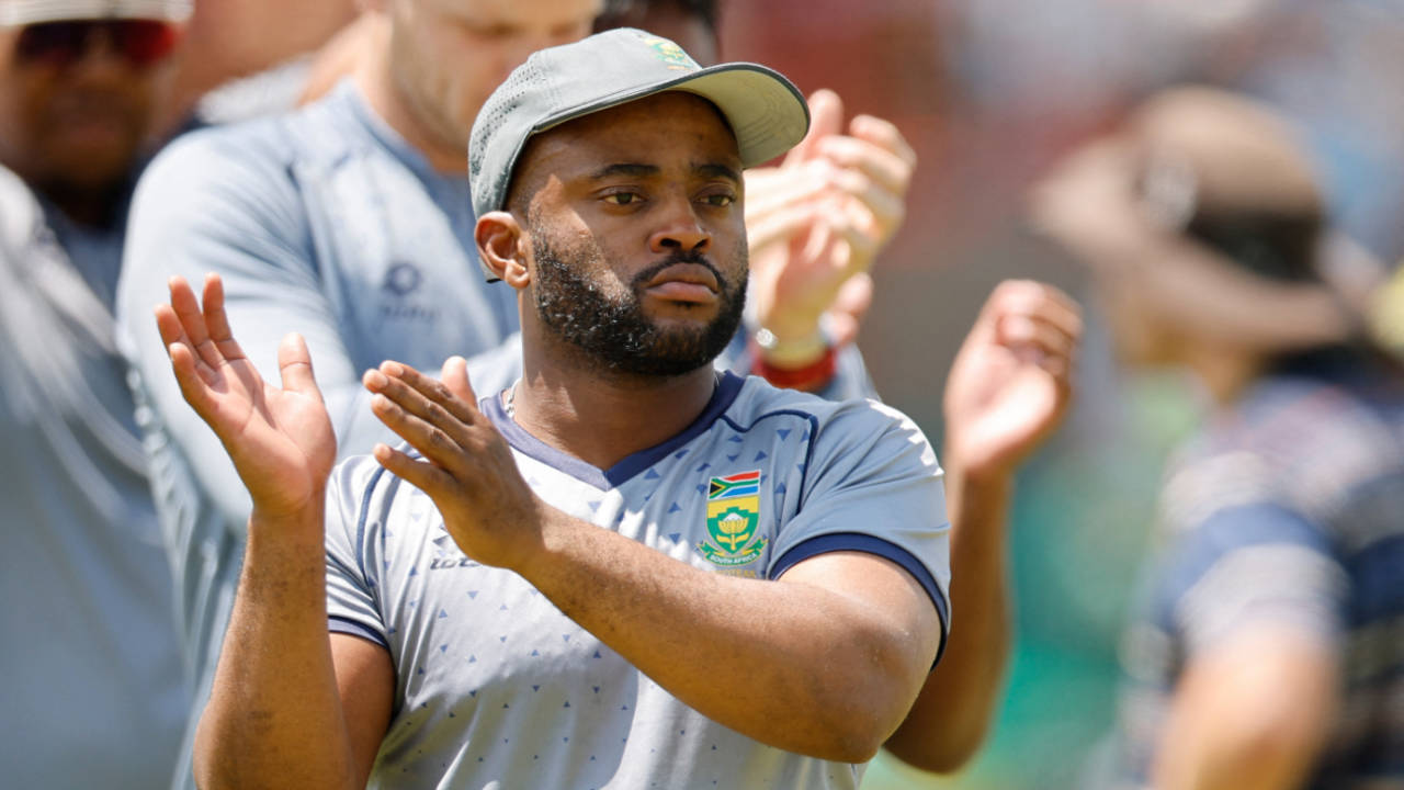 Temba Bavuma was emotional after South Africa sealed their spot in the WTC final in dramatic fashion, South Africa vs Pakistan, 1st Test, fourth day, Centurion, December 29, 2024