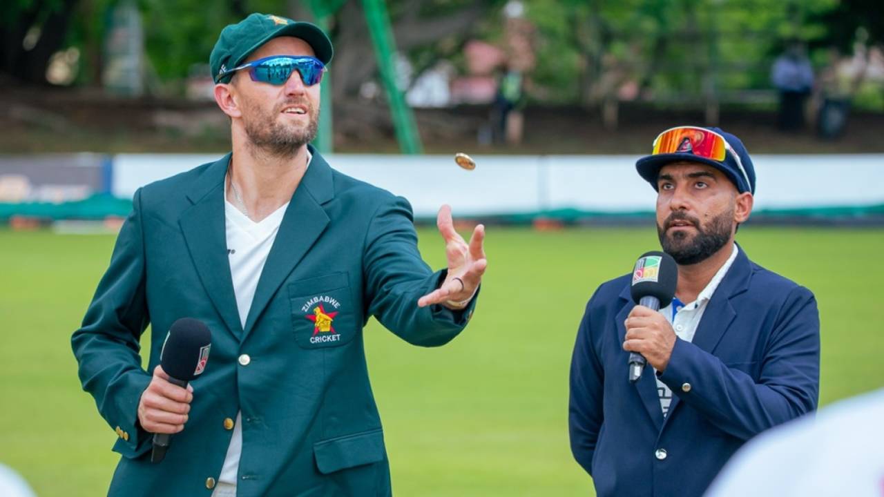 Craig Ervine opted to bowl first, and Hashmatullah Shahidi wanted to do the same, Zimbabwe vs Afghanistan, 2nd Test, Bulawayo, 1st day, January 2, 2025