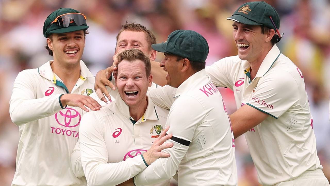 Steven Smith was confident it was a clean catch but the third umpire thought otherwise, Australia vs India, 5th Test, Sydney, 1st day, January 3, 2025