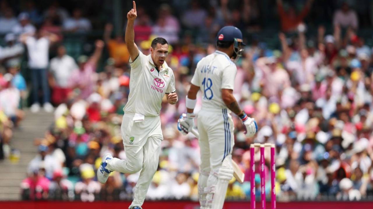 Scott Boland dismissed Virat Kohli for the fourth time, Australia vs India, 5th Test, Sydney, 1st day, January 3, 2025