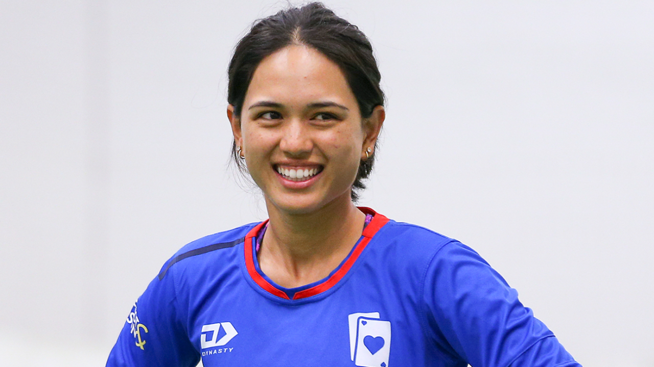 Saachi Shahri looks on during an Auckland training session, Wellington, December 23, 2020