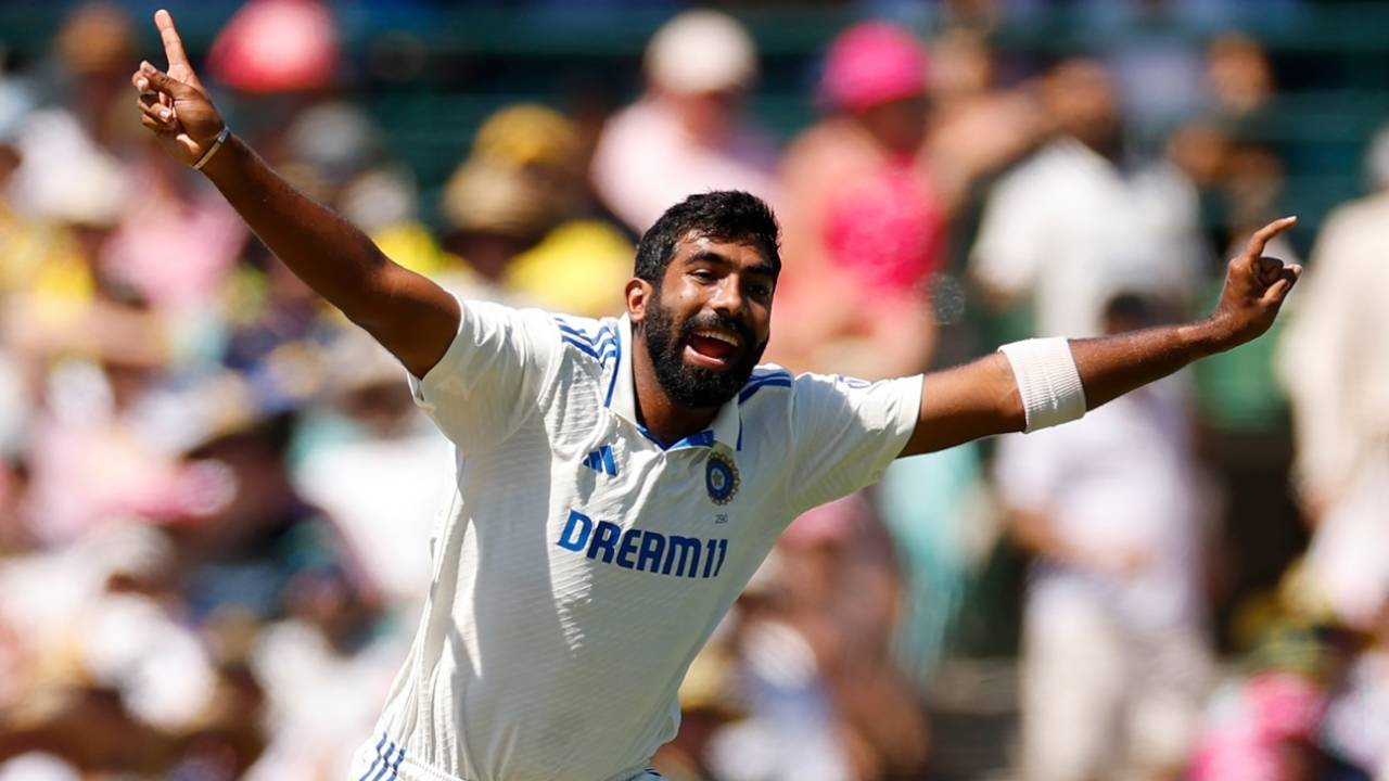 Jasprit Bumrah celebrates after dismissing Marnus Labuschagne, Australia vs India, 5th Test, Sydney, Day 2, January 4, 2025