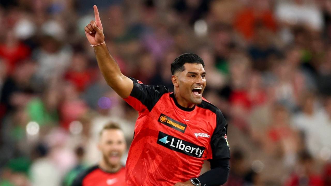 Gurinder Sandhu struck thrice in his first three overs, Melbourne Renegades vs Melbourne Stars, BBL 2024-25, MCG, January 4, 2025