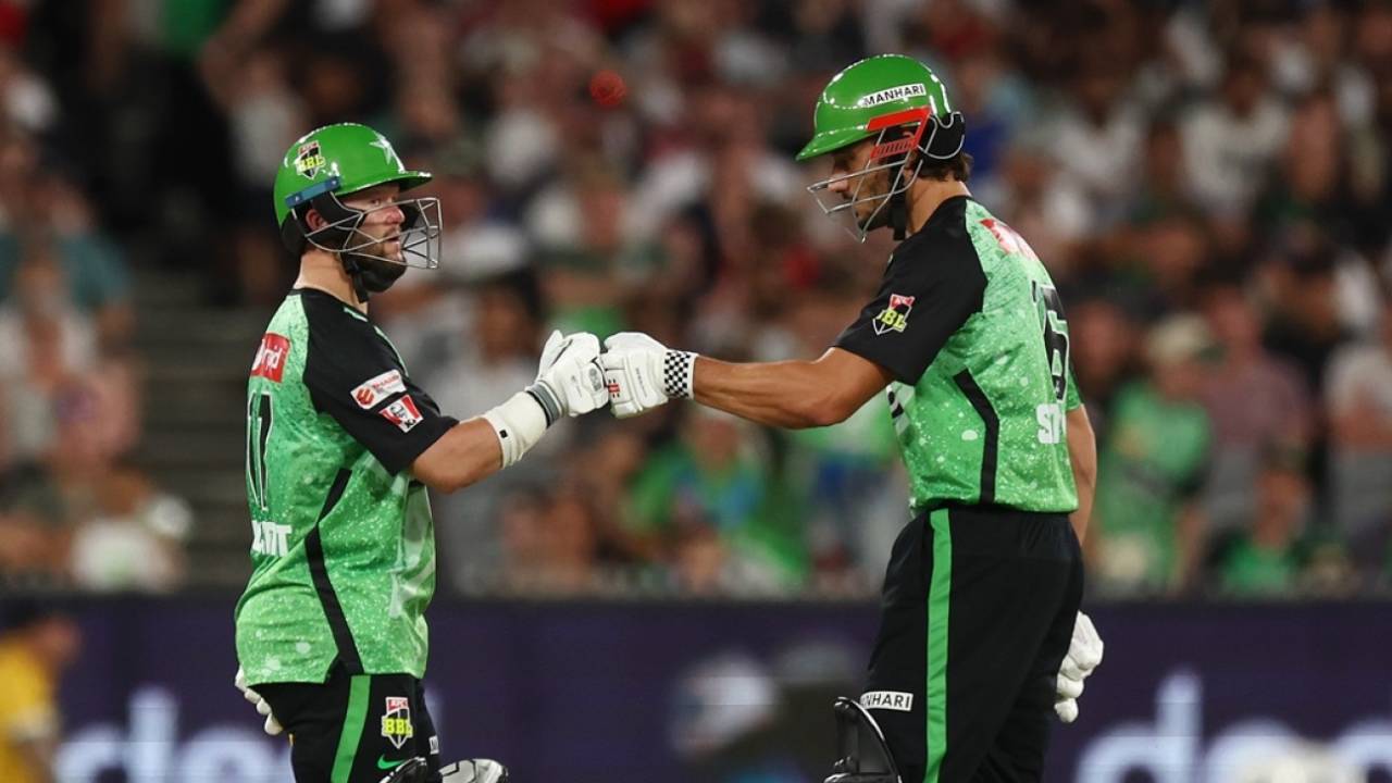 Ben Duckett and Marcus Stoinis put on an 83-run stand, Melbourne Renegades vs Melbourne Stars, BBL 2024-25, MCG, January 4, 2025
