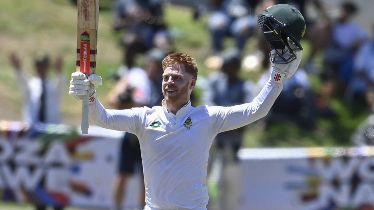Kyle Verreynne got to his fourth Test hundred, South Africa vs Pakistan, 2nd Test, Cape Town, 2nd day, January 4, 2025