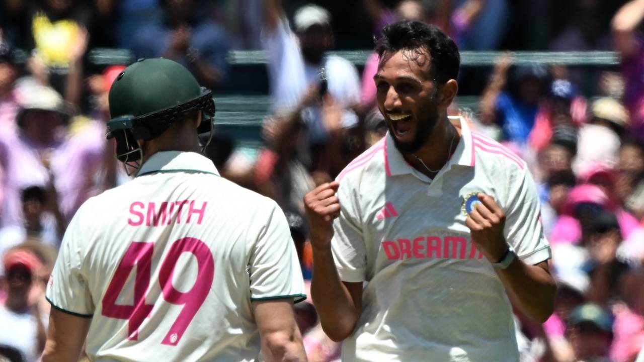 Prasidh Krishna strikes again, and that's the end of Steven Smith, Australia vs India, 5th Test, Sydney, 3rd day, January 5, 2024