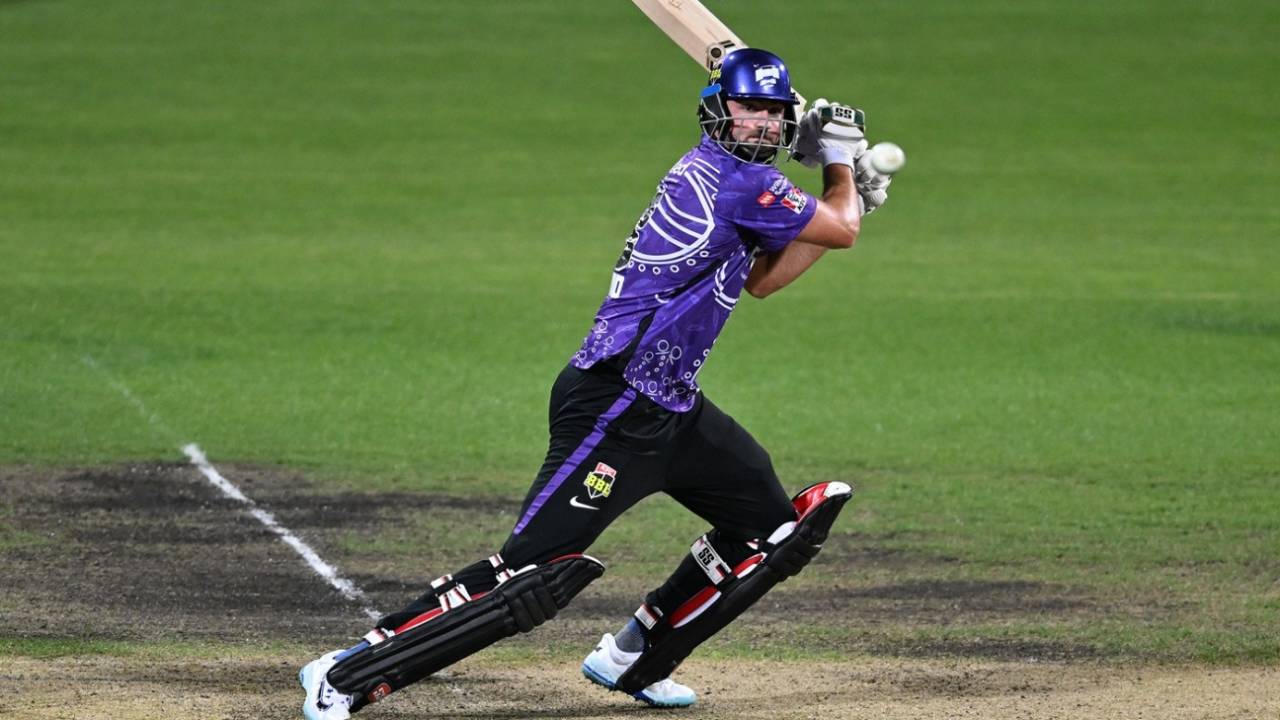 Tim David finished with a blistering 62 not out off 28 balls, Hobart Hurricanes vs Adelaide Strikers, Hobart, BBL, January 5, 2025