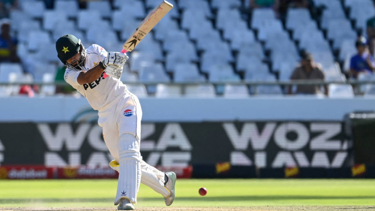 Aamer Jamal made a fighting knock of 34, South Africa vs Pakistan, 2nd Test, Cape Town, 4th day, January 6, 2025