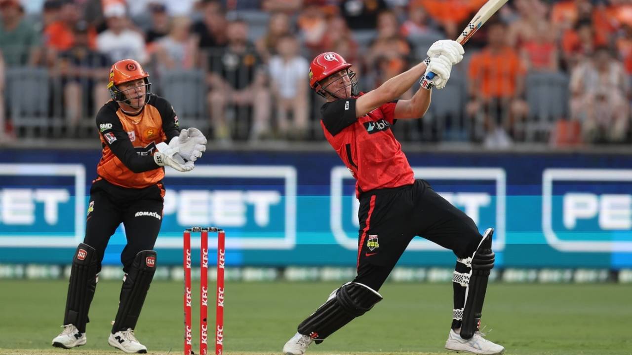 Will Sutherland kept the hits coming, Perth Scorchers vs Melbourne Renegades, BBL, Perth, January 7, 2024