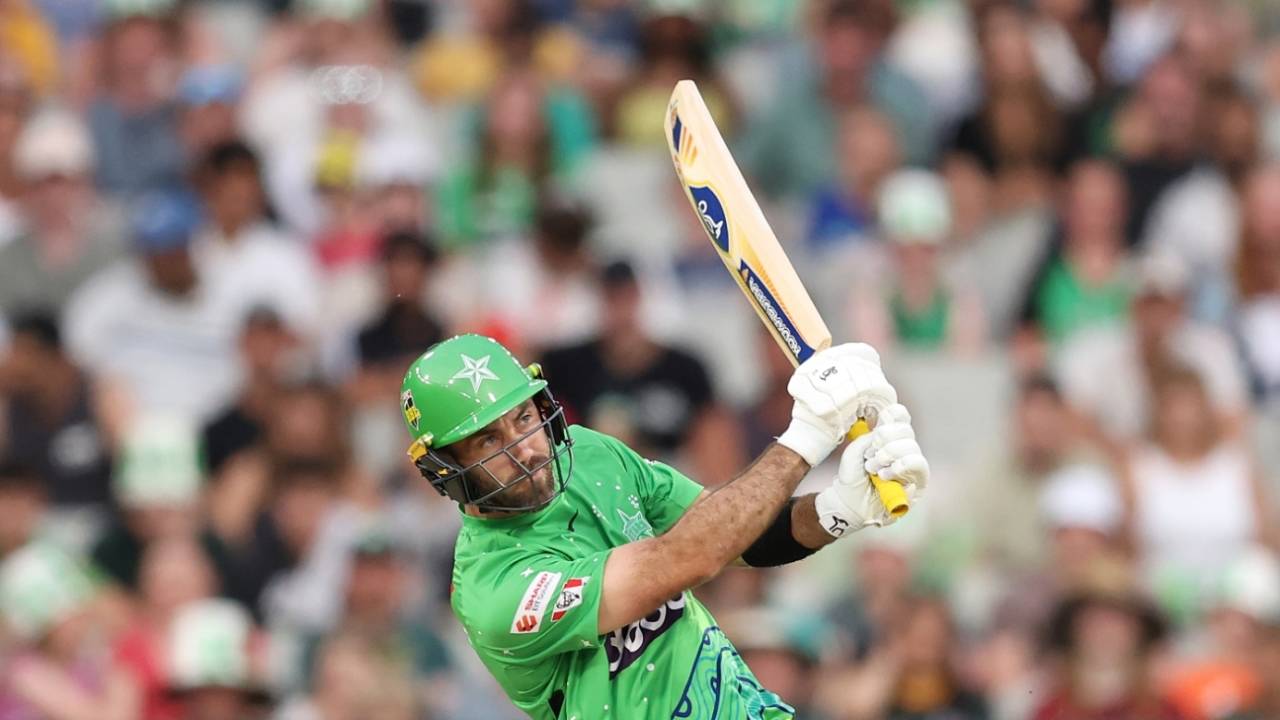 Glenn Maxwell brought much-needed urgency to Melbourne Stars' innings, Melbourne Stars vs Sydney Sixers, BBL 2024-25, Melbourne, January 9, 2025