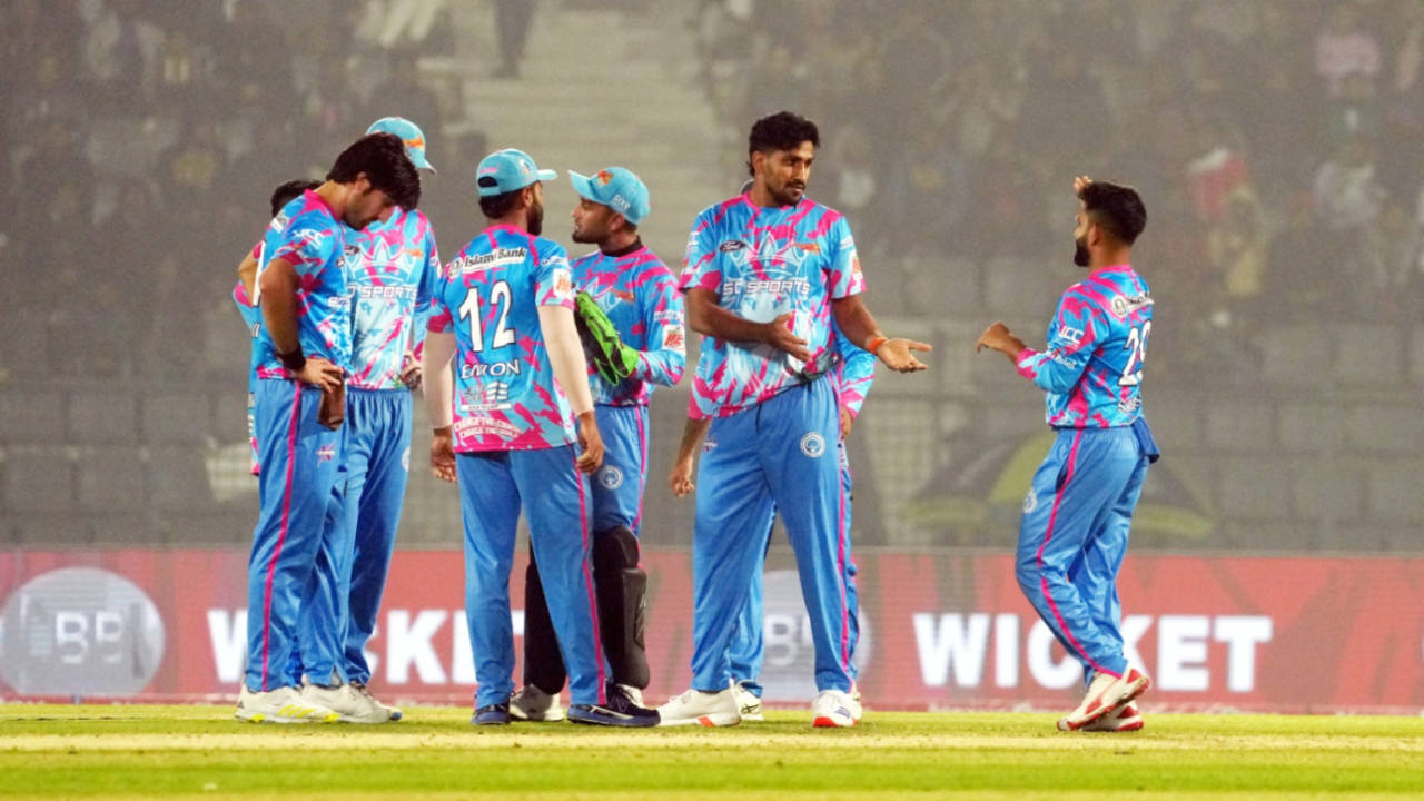 Khaled Ahmed was the most effective of the Chittagong Kings bowlers with figures of 4-0-21-3, Dhaka Capitals vs Chittagong Kings, Bangladesh Premier League, BPL 2024-25, Sylhet, January 9, 2025