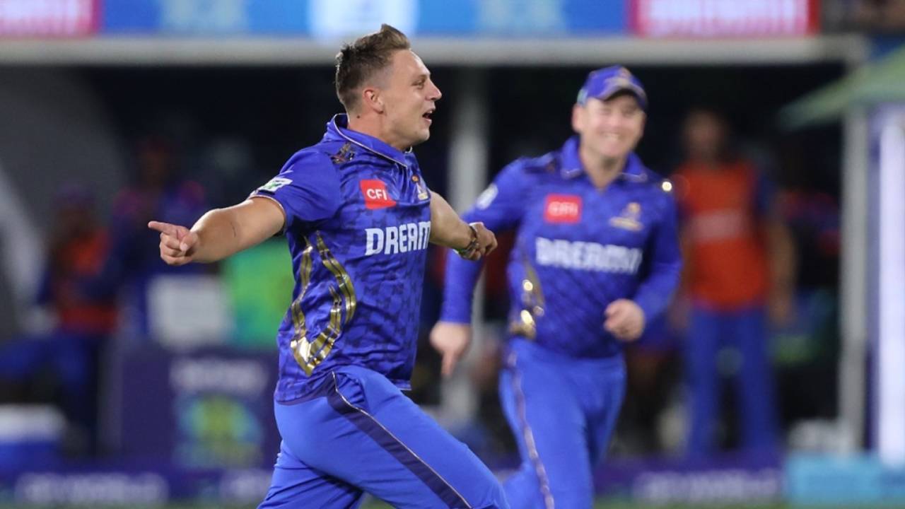 Delano Potgieter starred with a five-wicket haul, Sunrisers Eastern Cape vs MI Cape Town, SA20, Gqeberha, January 9, 2024