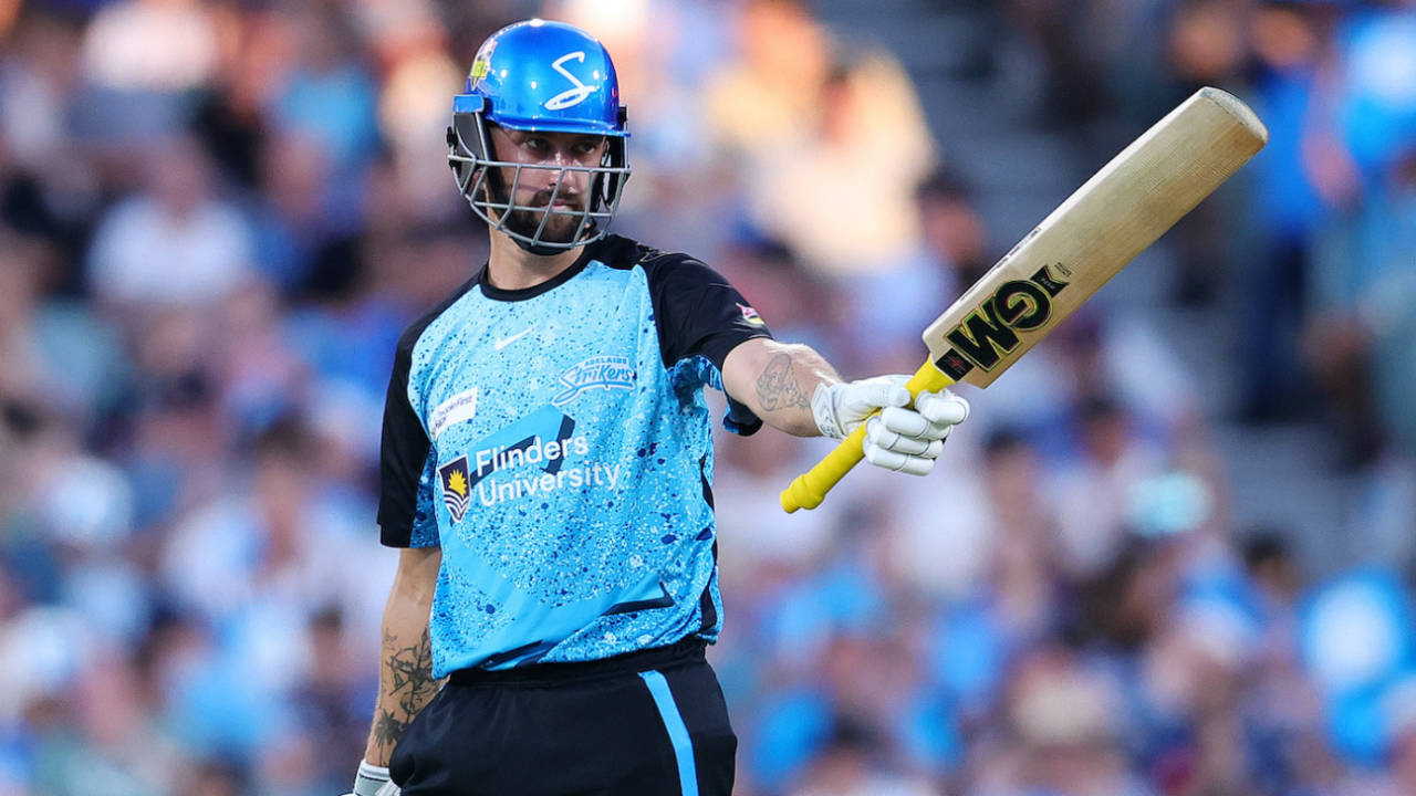 Matt Short reached fifty off 24 balls, Adelaide Strikers vs Brisbane Heat,, BBL, Adelaide, January 11, 2025