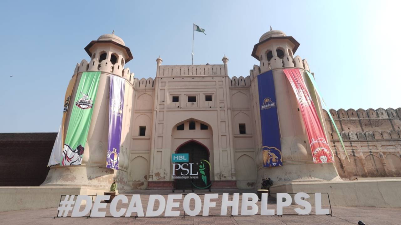 The Lahore Fort was the backdrop for the PSL draft, Lahore, January 13, 2025
