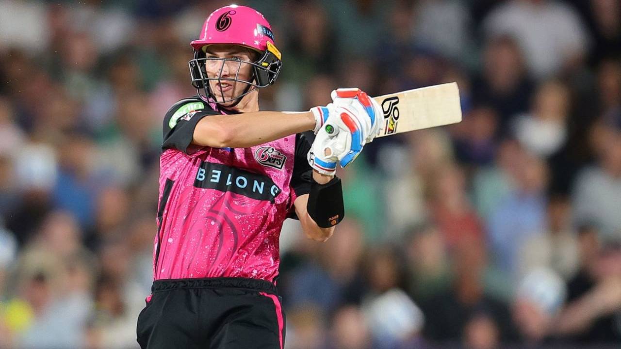 Lachlan Shaw made 32 off 21, Adelaide Strikers vs Sydney Sixers, BBL, Adelaide Oval, January 15, 2025